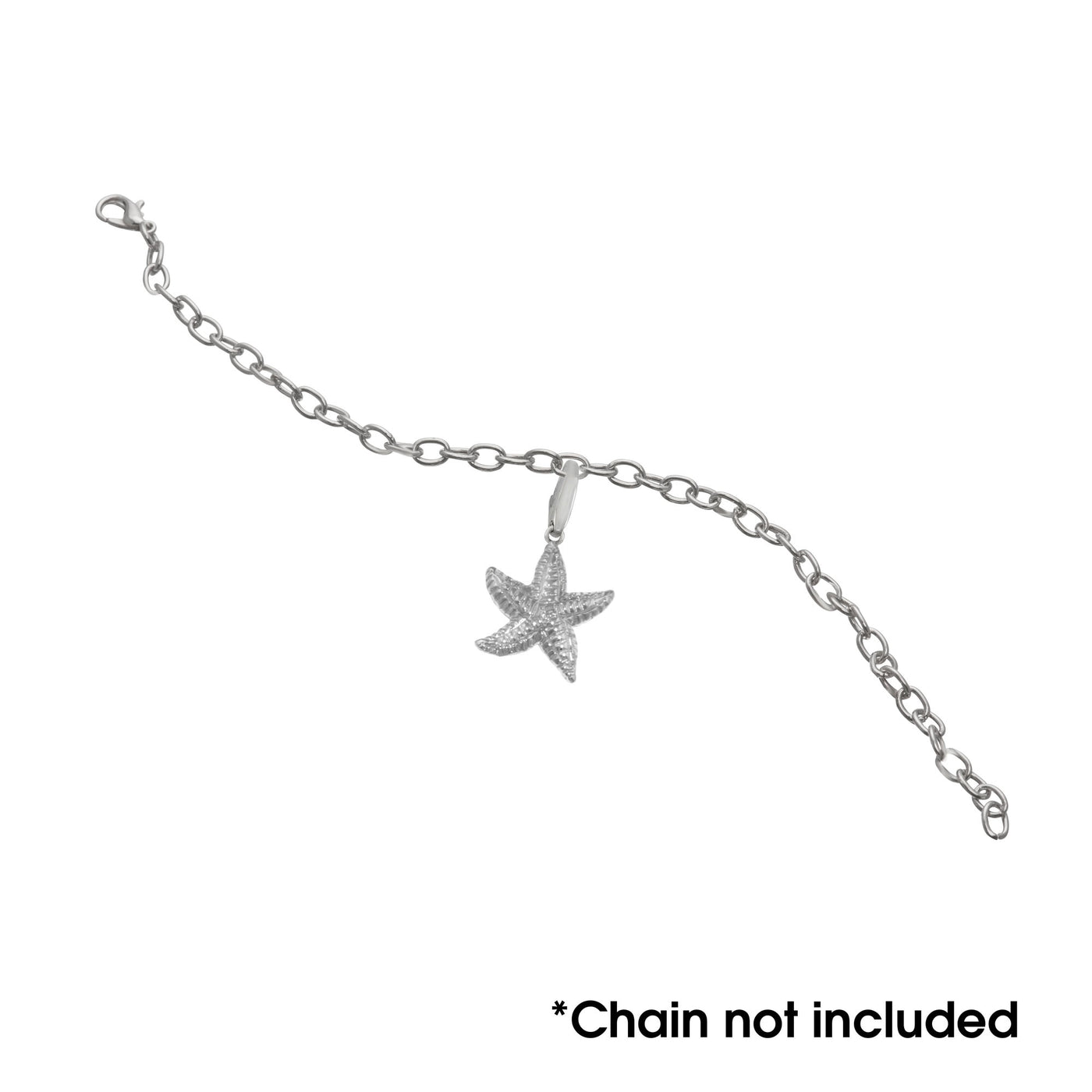 Sterling Silver Star Fish Charm
