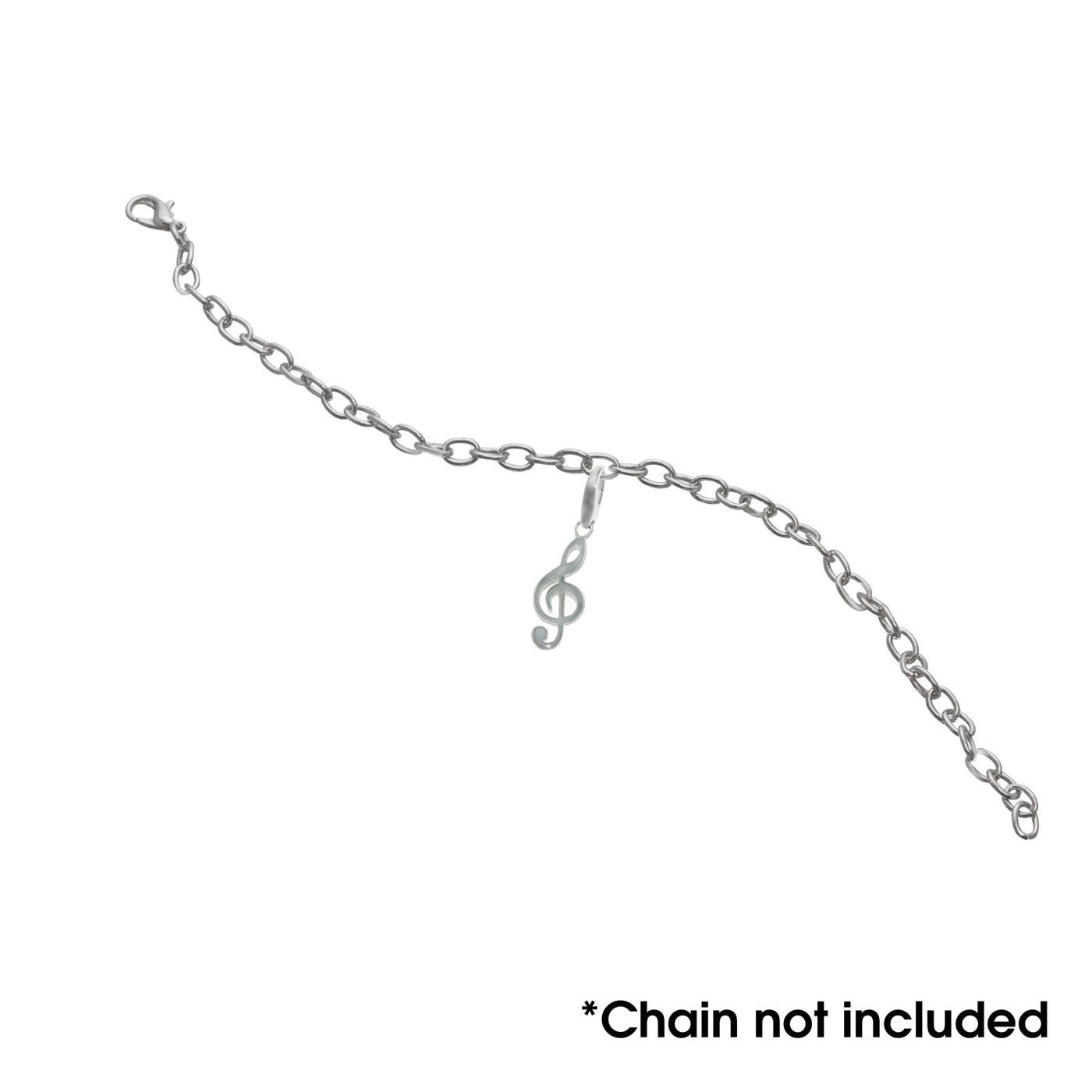 Sterling Silver G-Cleft Charm