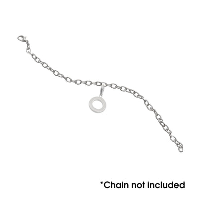 Sterling Silver "O" Charm