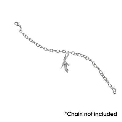Sterling Silver Ankle Strap Stiletto Charm