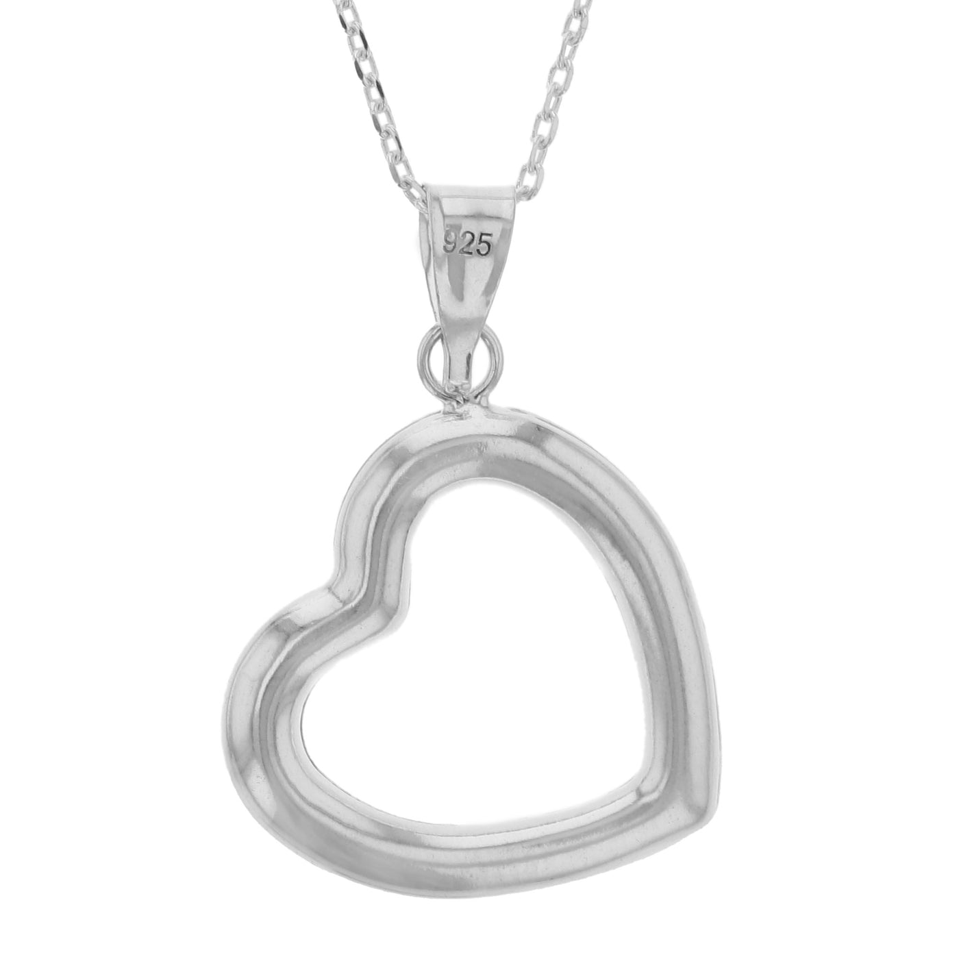 Rebecca Sloane Sterling Silver Heart Necklace