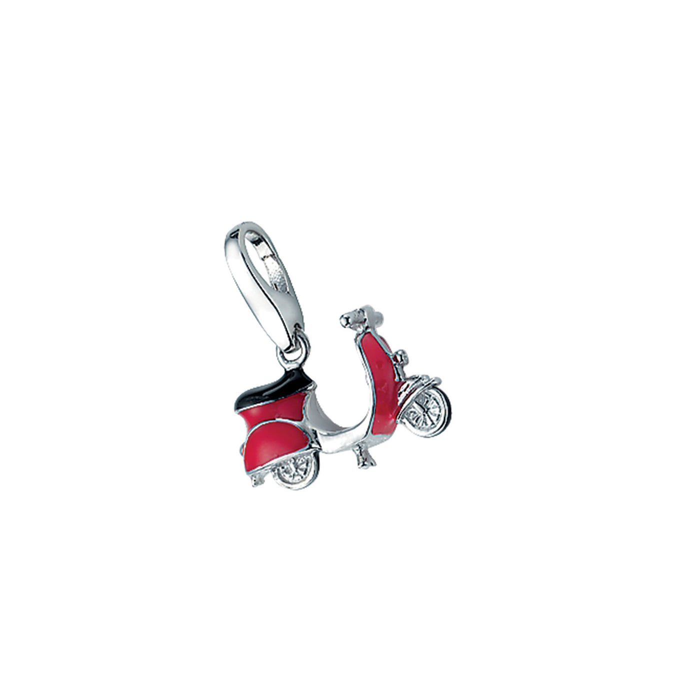 Rebecca Sloane Sterling Silver Moped With Enamel Charm