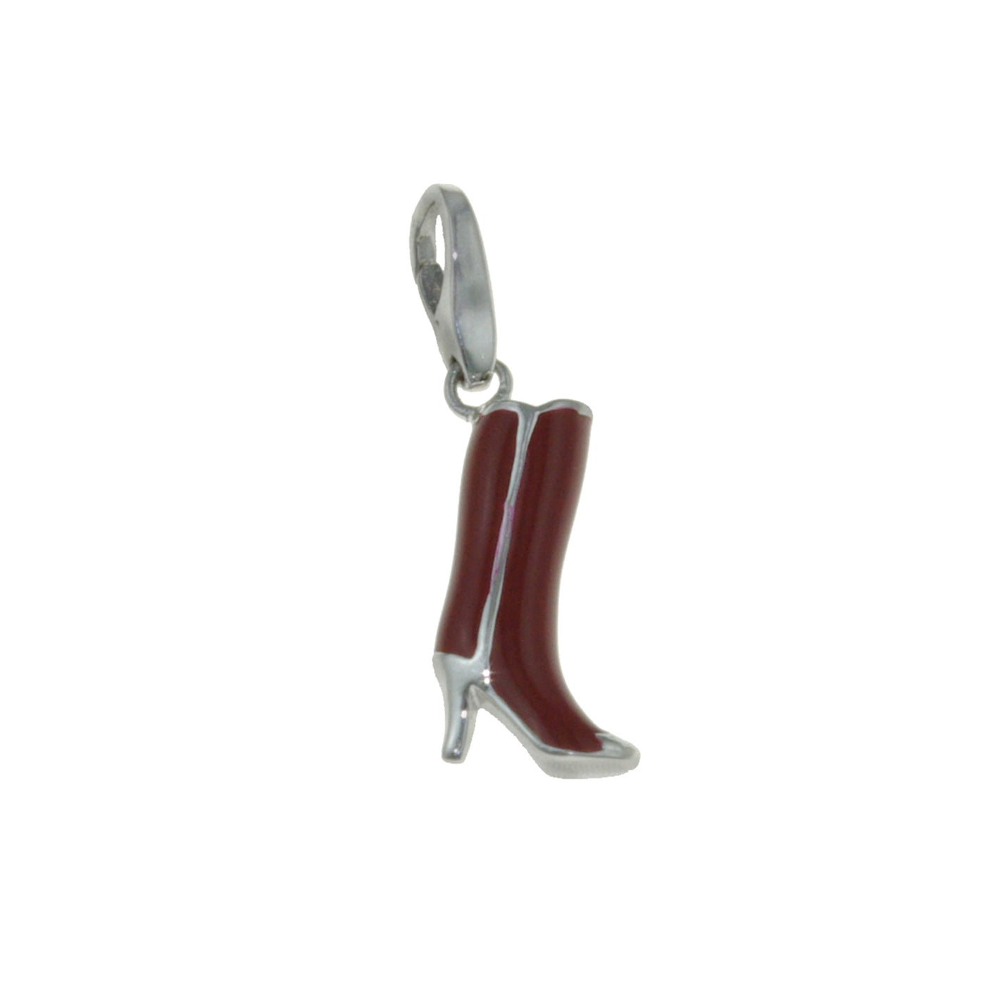 Rebecca Sloane Sterling Silver Red Boot Charm