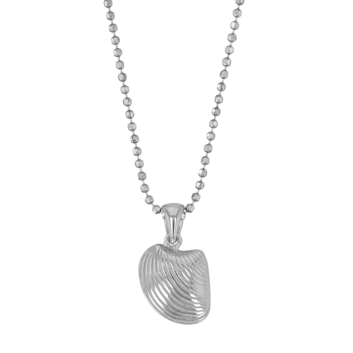 Rebecca Sloane Sterling Silver Shell Pendant Necklace